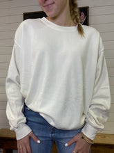 Load image into Gallery viewer, DZ23C329 DROP SHOULDERS RELAXED CREW NECK SWEATER