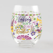 Load image into Gallery viewer, Mardi Gras Wine Glasses