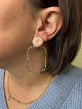 Load image into Gallery viewer, Taylor Shaye Glitter top hoops