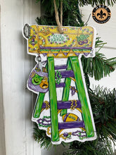 Load image into Gallery viewer, Pop Up Drez Mardi Gras Ornaments