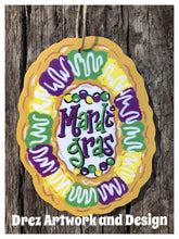 Load image into Gallery viewer, Pop Up Drez Mardi Gras Ornaments
