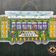 Load image into Gallery viewer, Pop Up Drez Mardi Gras Door Hangers