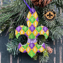 Load image into Gallery viewer, Pop Up Drez Mardi Gras Ornaments