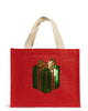 Christmas Present Sequin Gift Tote