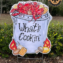 Load image into Gallery viewer, Pop Up Drez Crawfish Yard Stakes