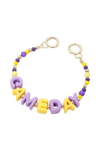 Load image into Gallery viewer, Game Day Beaded Bag Charm Chain