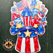 Load image into Gallery viewer, Pop up Drez Patriotic Door Hangs-Pickup Only