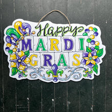 Load image into Gallery viewer, Pop Up Drez Mardi Gras Door Hangers