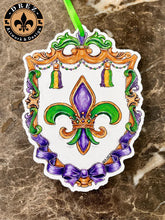 Load image into Gallery viewer, Pop Up Drez Mardi Gras Ornaments