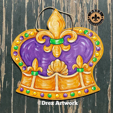Load image into Gallery viewer, Pop Up Drez Mardi Gras Door Hangers