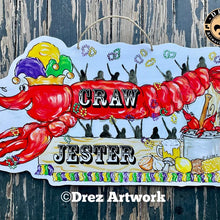 Load image into Gallery viewer, Pop Up Drez Mardi Gras Door Hangers