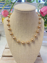 Load image into Gallery viewer, Water Resistant Gold Beaded Necklace