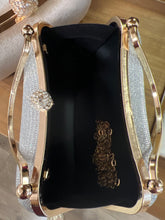 Load image into Gallery viewer, Glitter and Rhinestone Evening Bag