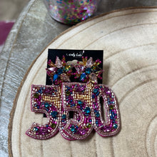Load image into Gallery viewer, Milestone Birthday Earrings