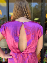 Load image into Gallery viewer, SY5602 Magenta drop shoulder pleated jumpsuit