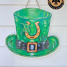 Load image into Gallery viewer, Pop Up Drez- St. Patrick's Day Door Hanger