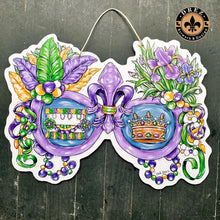 Load image into Gallery viewer, Pop Up Drez Mardi Gras Door Hangers