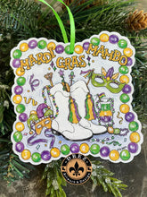 Load image into Gallery viewer, Pop Up Drez Mardi Gras Ornaments