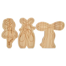 Load image into Gallery viewer, Wooden Paint Your Own Ballet Kit