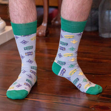 Load image into Gallery viewer, Men's Mardi Gras Socks