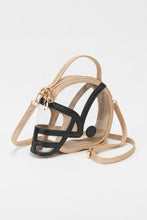 Load image into Gallery viewer, Gameday Football Helmet Shaped Clear Crossbody Bag