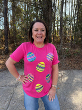 Load image into Gallery viewer, Sequin Easter Egg T Shirt