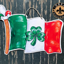 Load image into Gallery viewer, Pop Up Drez- St. Patrick's Day Door Hanger