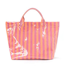 Load image into Gallery viewer, Striped Vinyl Tote Bag