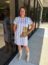 Load image into Gallery viewer, Sequin Striped Tiger Dress
