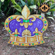 Load image into Gallery viewer, Pop Up Drez Mardi Gras Yard Stakes