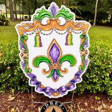 Load image into Gallery viewer, Pop Up Drez Mardi Gras Yard Stakes