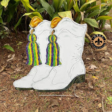 Load image into Gallery viewer, Pop Up Drez Mardi Gras Yard Stakes