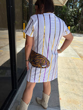 Load image into Gallery viewer, Sequin Striped Tiger Dress