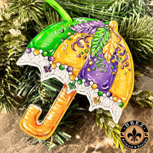 Load image into Gallery viewer, Pop Up Drez Mardi Gras Ornaments