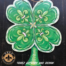 Load image into Gallery viewer, Pop Up Drez- St. Patrick's Day Door Hanger
