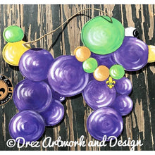 Load image into Gallery viewer, Pop Up Drez Mardi Gras Yard Stakes