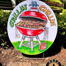 Load image into Gallery viewer, Pop up drez summertime yard stakes