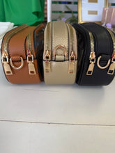 Load image into Gallery viewer, Double Zipper Oval Clear Bags