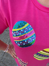 Load image into Gallery viewer, Sequin Easter Egg T Shirt