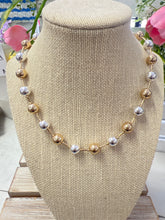 Load image into Gallery viewer, Water Resistant Gold Beaded Necklace