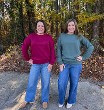 Load image into Gallery viewer, Doorbuster Scuba Round Neck Lightweight Sweatshirts