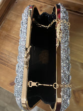 Load image into Gallery viewer, Geometric Gemstone Evening Bag
