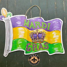 Load image into Gallery viewer, Pop Up Drez Mardi Gras Door Hangers