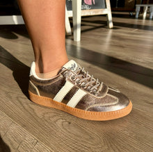 Load image into Gallery viewer, Hey Girls by Corky's- Heads Up Metallic Sneaker