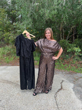 Load image into Gallery viewer, SY5620 SEQUIN FLARED LEG PANTS