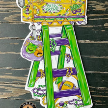Load image into Gallery viewer, Pop Up Drez Mardi Gras Door Hangers