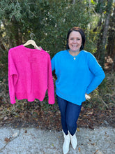 Load image into Gallery viewer, Brushed Melange Hacci Dolman Sleeve Sweater