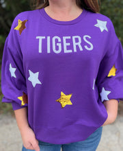 Load image into Gallery viewer, Tigers Sweatshirt with Stars