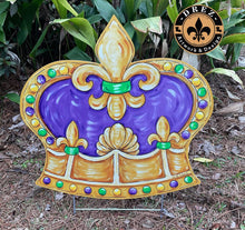 Load image into Gallery viewer, Drez Mardi Gras Yard Stakes