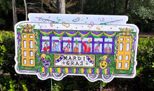 Load image into Gallery viewer, Drez Mardi Gras Yard Stakes